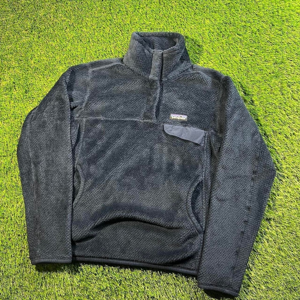 Patagonia Los Gatos Snap Fleece Pullover Womens Small Navy Outdoor Cozy